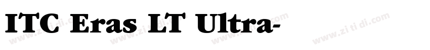 ITC Eras LT Ultra字体转换 ITC Eras LT Ultra字体转换